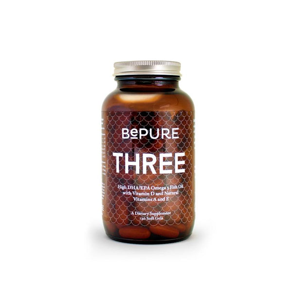 BePure Three - Omega 3 Fish Oil 120 capsules