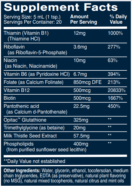 QS Liposomal Glutathione Complex 100ml