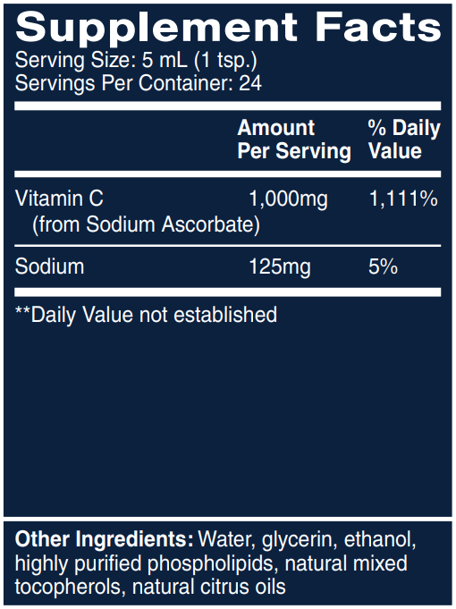 QS Liposomal Vitamin C 120ml