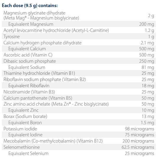 Metagenics EnergyX Chocolate Flavour