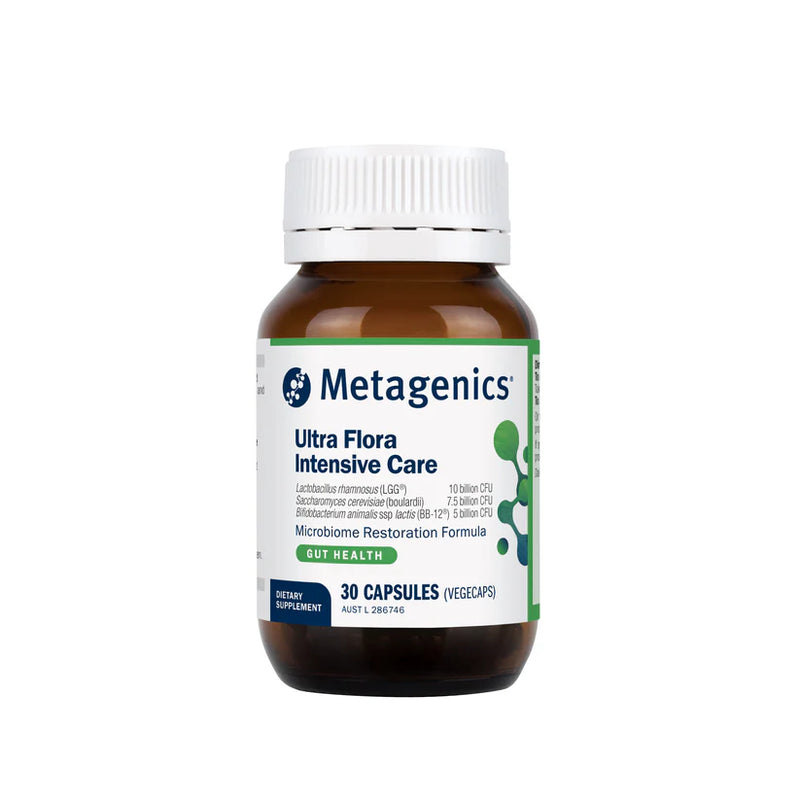 Metagenics UltraFlora Intensive Care Probiotic 30 Capsules