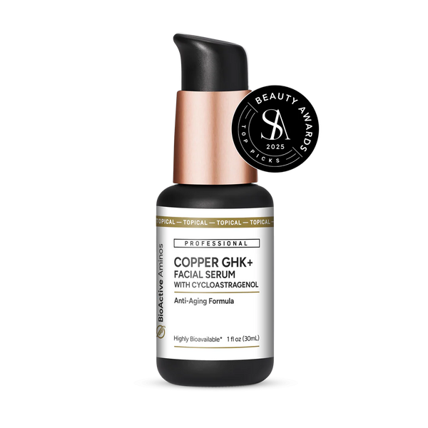 Quicksilver Copper GHK+ Facial Serum with Cycloastragenol