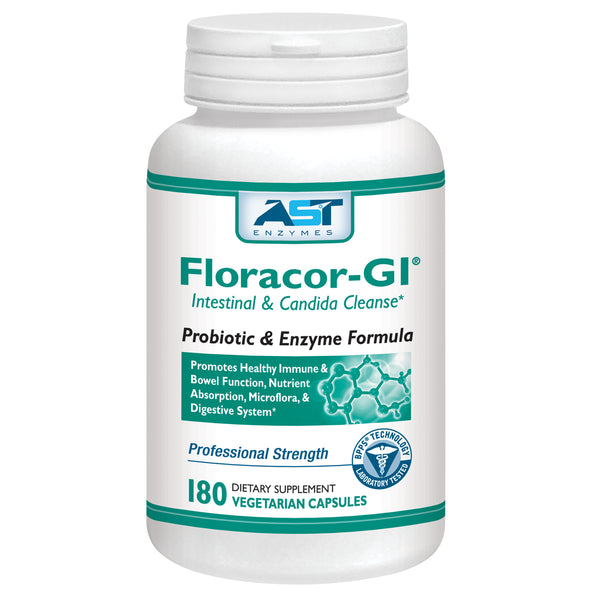 AST Enzymes Floracor-GI 180 Capsules