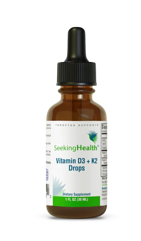 Seeking Health Vit D3 + K2 Drops 30ml