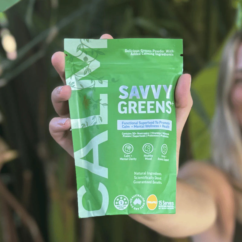 Savvy Nootropic Greens + Calm 100 grams