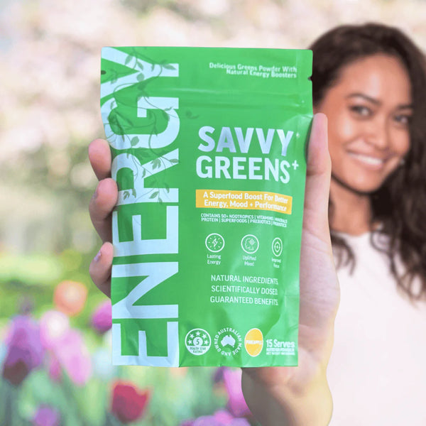 Savvy Nootropic Greens + Energy 100 grams
