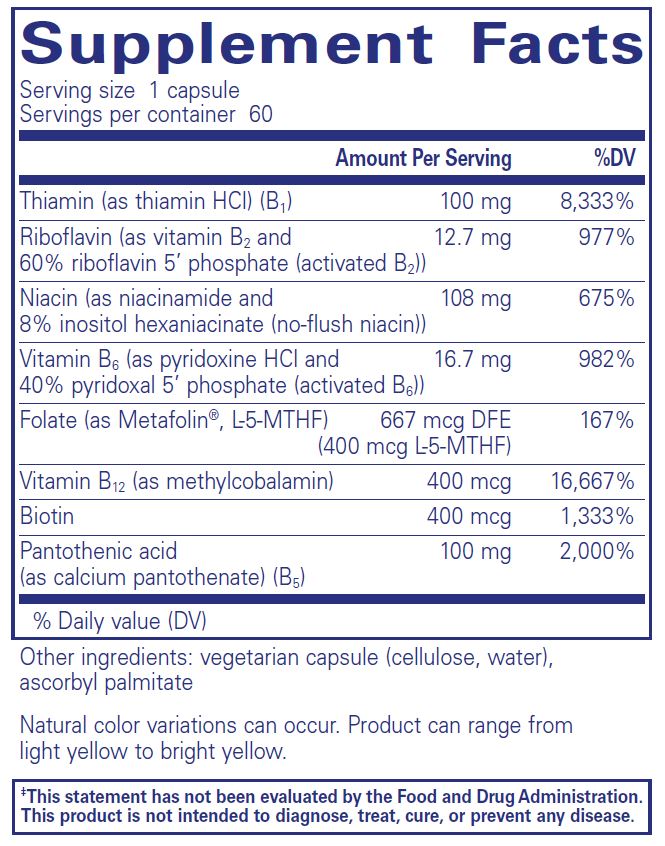 Pure Encapsulations B Complex Plus 60