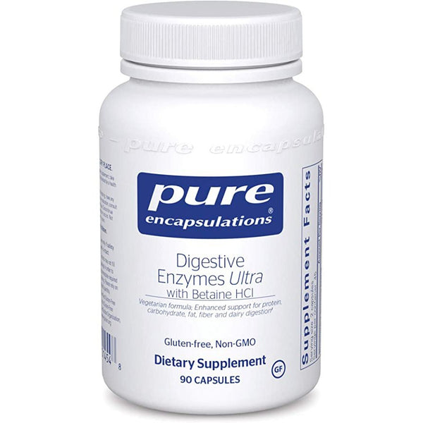 Pure Encapsulations Digestive Enzymes Ultra + Betaine HCL 90 caps