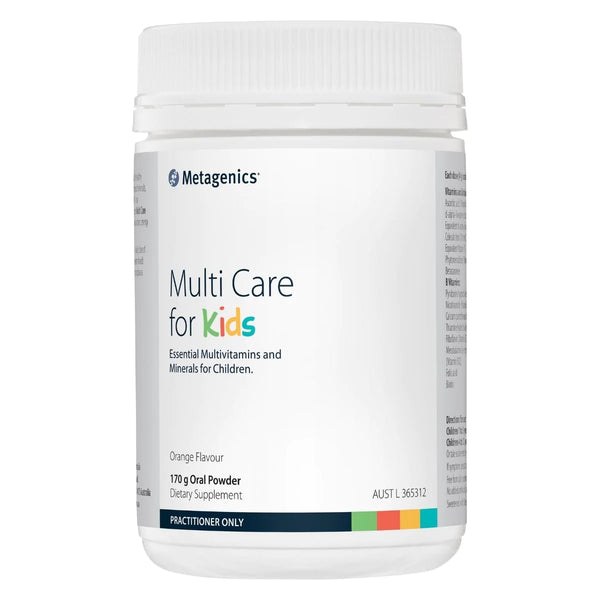Metagenics Multi Care for Kids Orange flavour 170g oral powder