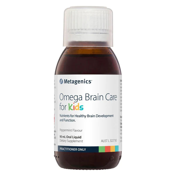 Metagenics Omega Brain Care for Kids Peppermint Flavour 90 mL