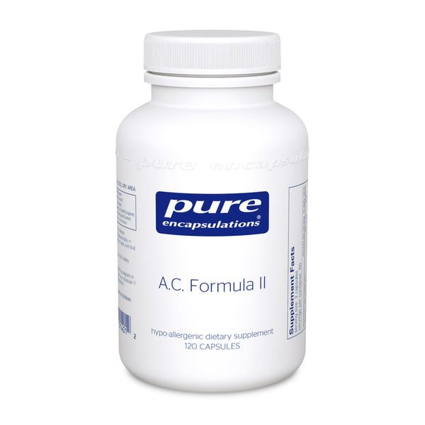 Pure Encapsulations A.C. Formula II 120 vcaps