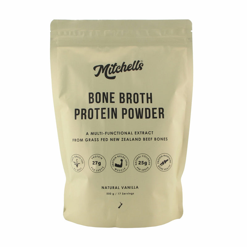 Mitchells Bone Broth Protein Vanilla 500g