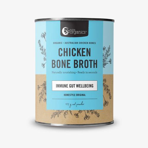 Nutra Organics Chicken Bone Broth Original 125g