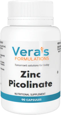 Vera's Formulations Zinc Picolinate 90 Capsules